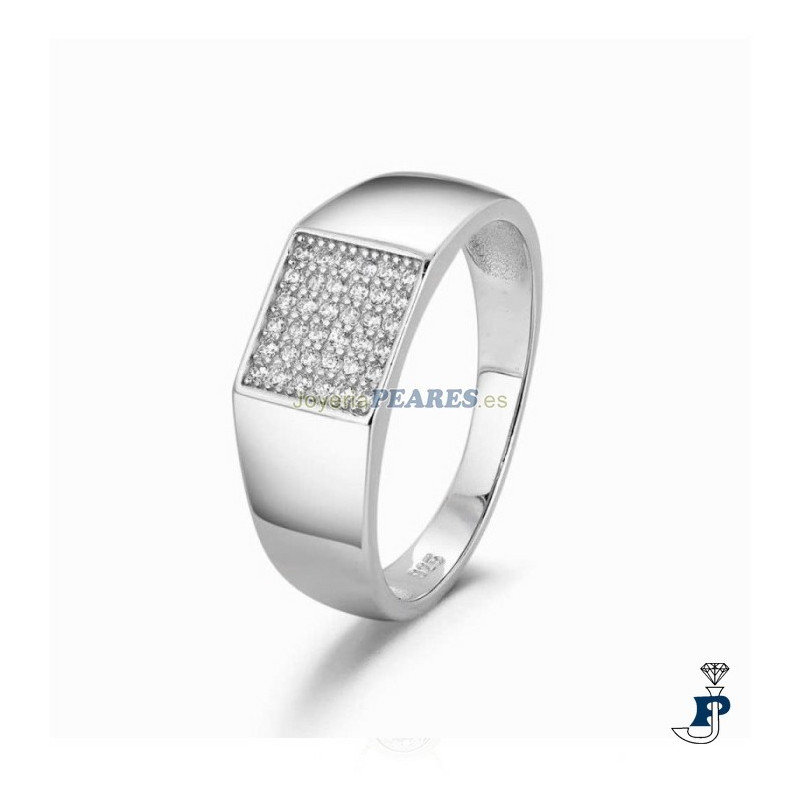Sortija de PROMOJOYA  fabricada en Plata 1ª Ley (925mls) - 162.9120415