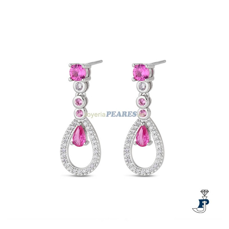 Pendientes PROMOJOYA en plata de 1ª Ley (925 mls). - 162.9120806