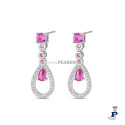 Pendientes PROMOJOYA en plata de 1ª Ley (925 mls). - 162.9120806