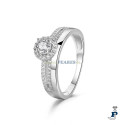 Sortija de PROMOJOYA fabricada en Plata de 1ª Ley(925mls). - 162.9121362