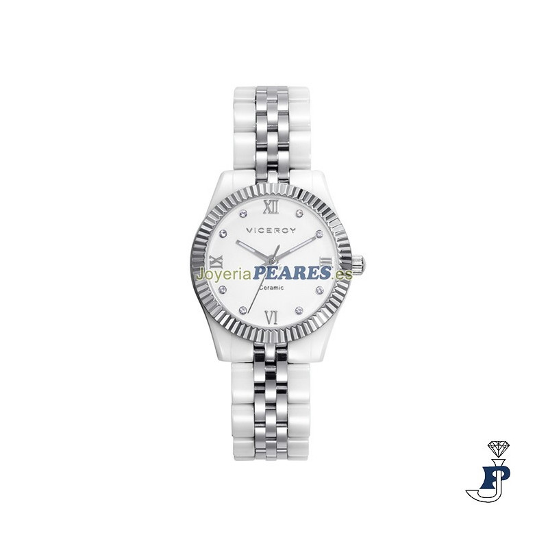 Reloj VICEROY de cerámica y acero. - 41124-03