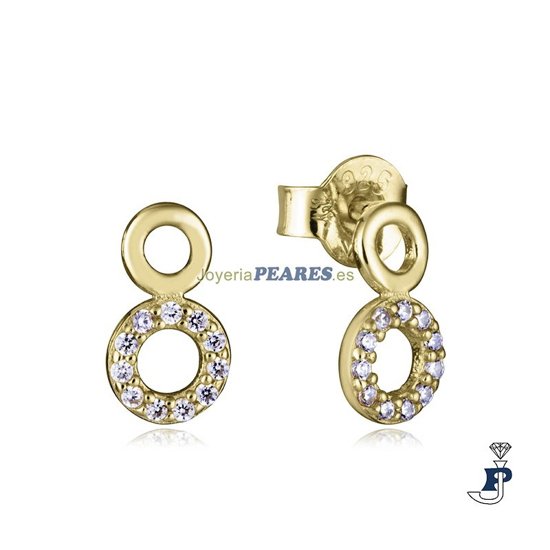 Pendientes de VICEROY fabricados en Plata de 1ª Ley con un baño de Oro. - 9135E100-30