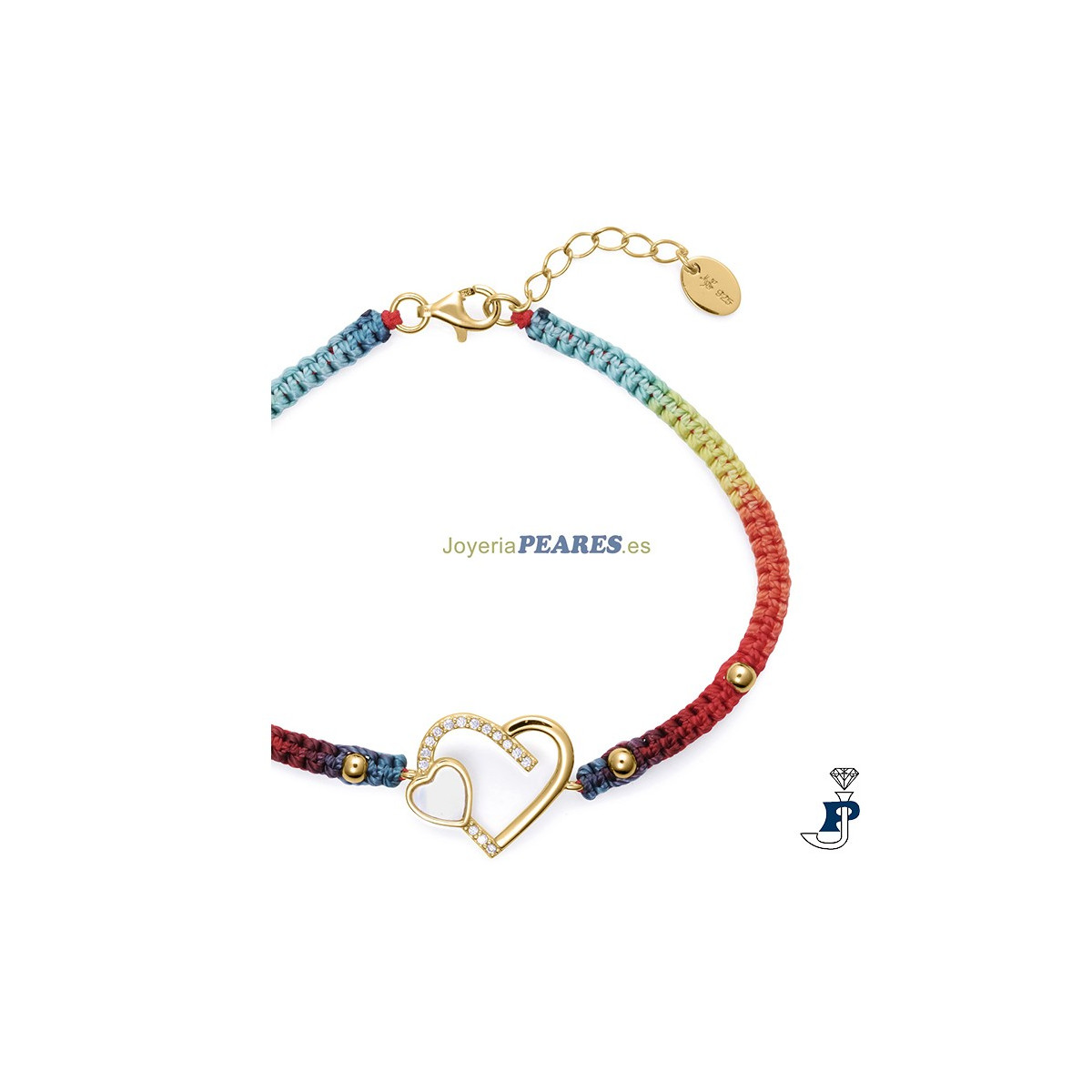 Pulsera de VICEROY fabricada en Plata de 1ª Ley con baño de Oro. - 13236P100-99