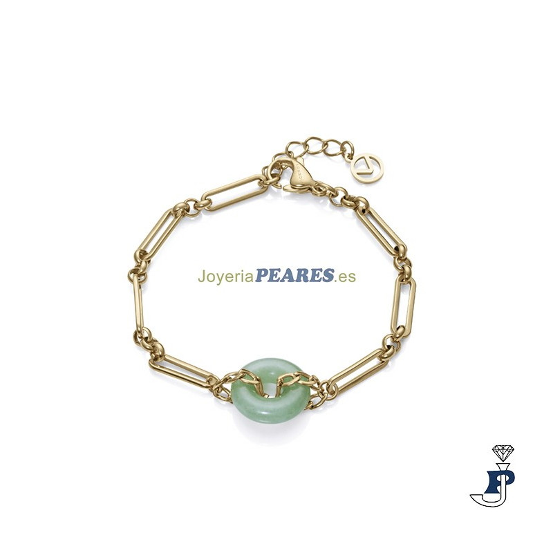 Pulsera de VICEROY en acero con bañado en Oro. - 14080P01012
