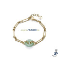 Pulsera de VICEROY en acero con bañado en Oro. - 14080P01012