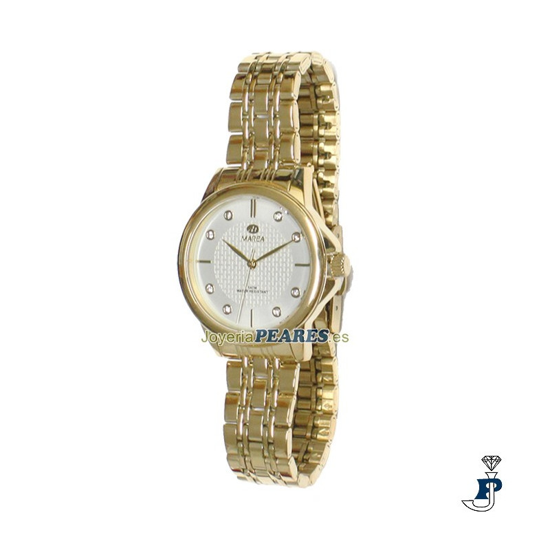 Reloj MAREA malla dorado. - B36199/3