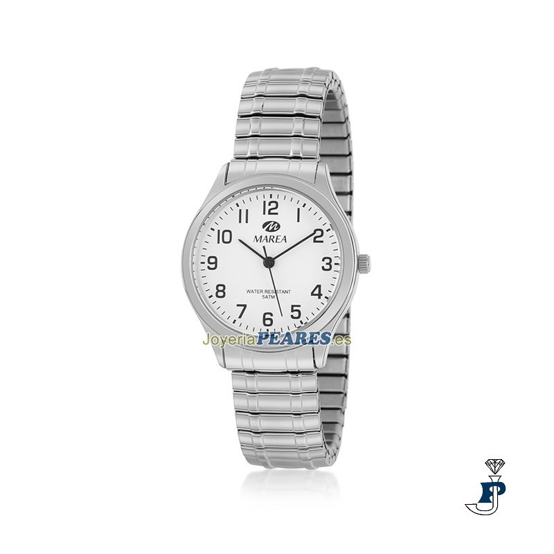 Reloj MAREA de acero brazalete elástico. - B41282/1