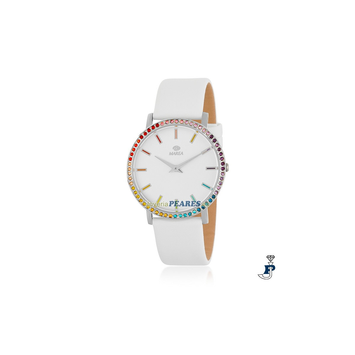 Reloj MAREA con piedras multicolor. - B41352/2