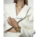 Brazalete de VICEROY en acero IP Dorado. - 14193P01012