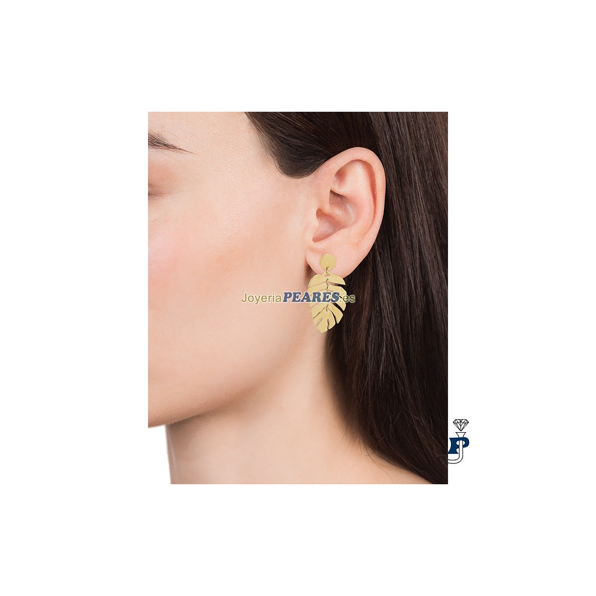 Pendientes de VICEROY fabricados en acero bañado en Oro. - 15137E01012 Pendientes de VICEROY fabricados en acero bañado en Oro. - 15137E01012