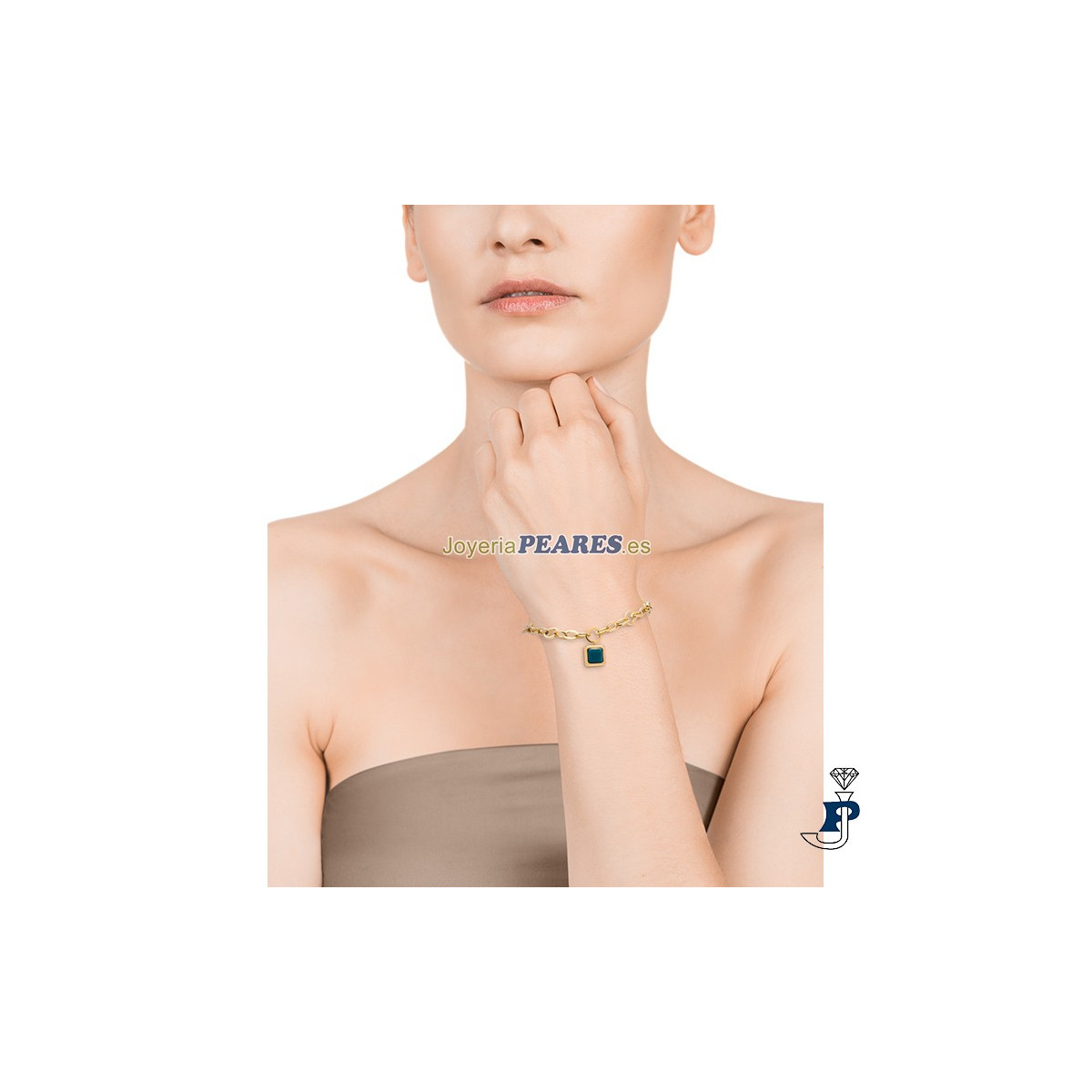 Pulsera de VICEROY en acero bañado en Oro. - 75148P01012