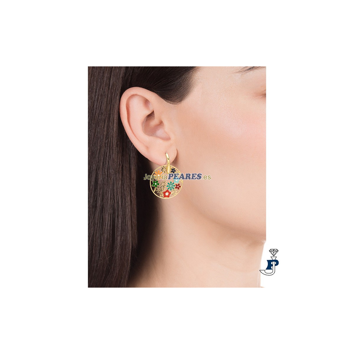 Pendientes de VICEROY fabricados en acero con baño de  Oro. - 75290E09019