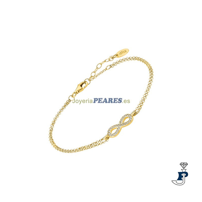 Pulsera Plata 1ª Ley Chapado(925 mls) de LOTUS SILVER. - LP1859-2/3