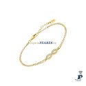 Pulsera Plata 1ª Ley Chapado(925 mls) de LOTUS SILVER. - LP1859-2/3