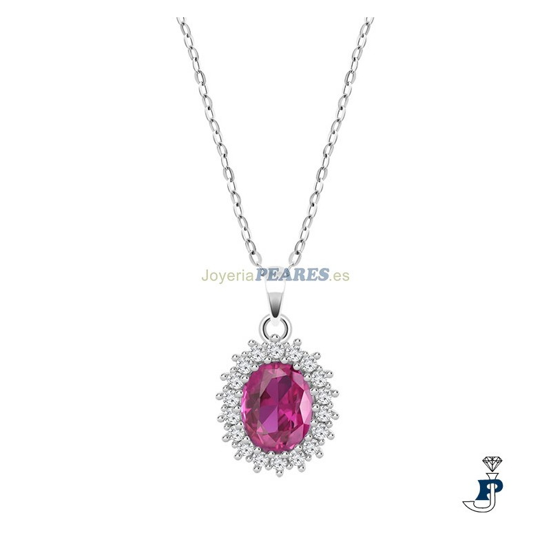 Gargantilla fabricada en Plata 1ª Ley de LOTUS SILVER. - LP3459-1/4