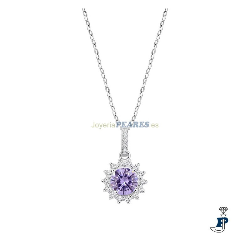 Gargantilla fabricada en Plata 1ª Ley de LOTUS SILVER. - LP3791-1/2