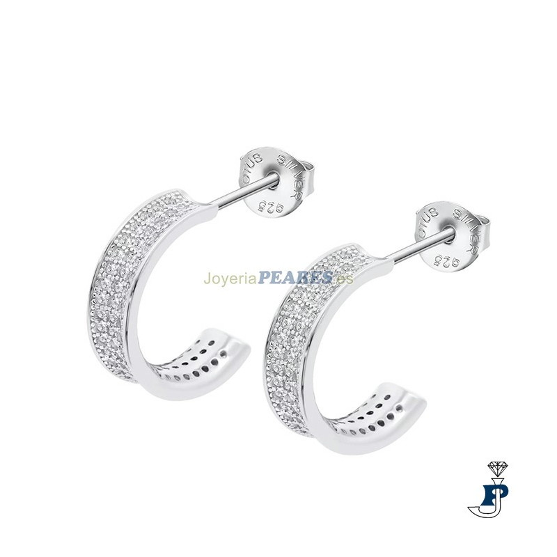 Pendientes de LOTUS SILVER en Plata de 1ª Ley. - LP3829-4/1