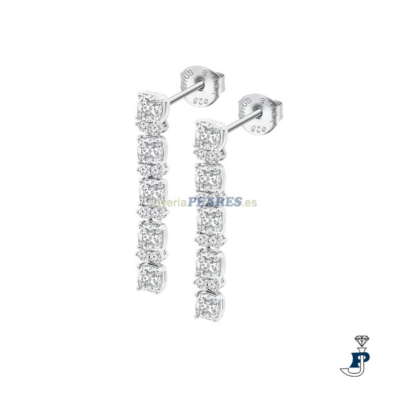 Pendientes fabricados en Plata 1ª Ley de LOTUS SILVER. - LP3839-4/1