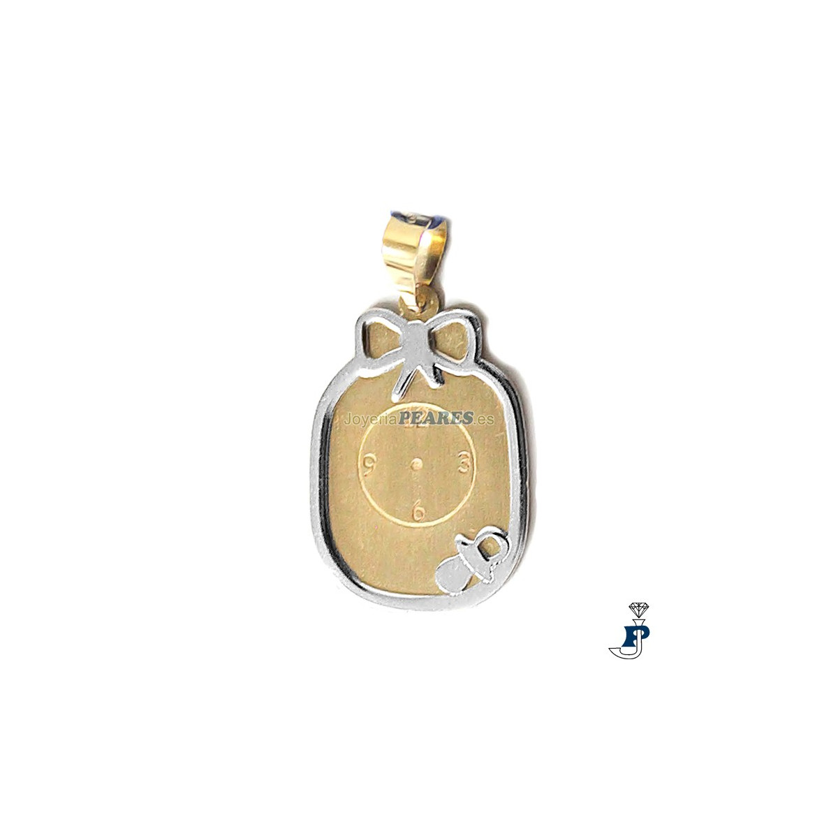 Colgante para bebé en Oro bicolor de 1ª Ley. - 122.51331
