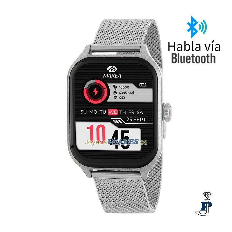 Reloj Marea Smart, habla vía Bluetooth. - B63004/1