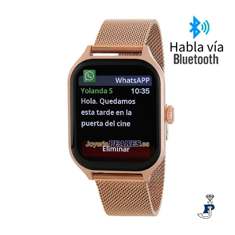 Reloj Marea Smart, habla vía Bluetooth. - B63004/3