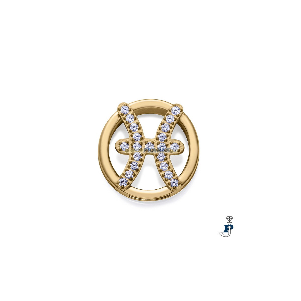 Motivo horóscopo para montar en pulsera personalizable  de VICEROY fabricada en acero con un baño de Oro. - 14271M01012P Motivo horóscopo para montar en pulsera personalizable  de VICEROY fabricada en acero con un baño de Oro. - 14271M01012P