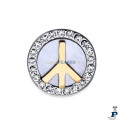Abalorio para montar en pulsera personalizable de VICEROY fabricado en acero con un baño de Oro. - 14104M01000