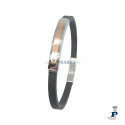 Pulsera IVOIRE con caucho y acero. - C30301521/R