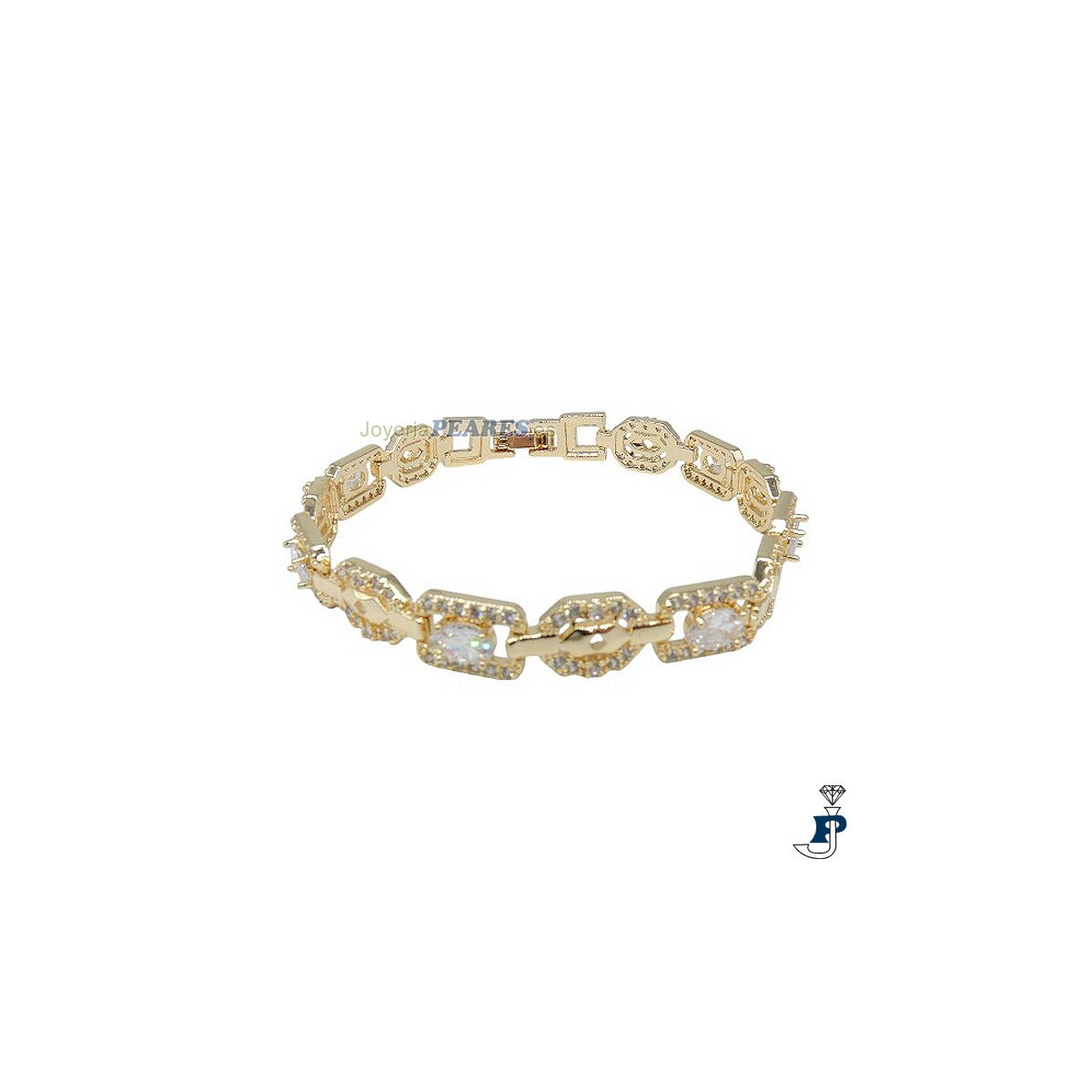 Pulsera de IVOIRE fabricada en metal con un baño de Oro.. - Z2016742/D