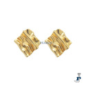 Pendientes IVOIRE fabricados en acero con baño de oro. - Z2016423/D
