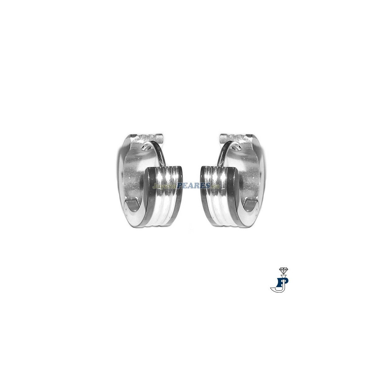 Pendientes IVOIRE fabricados en acero. - C30301664
