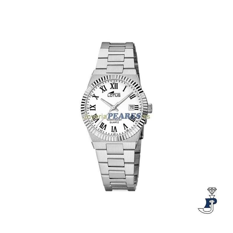 Reloj Lotus acero para mujer. - 18838/4