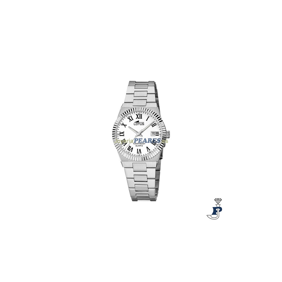 Reloj Lotus acero para mujer. - 18838/4