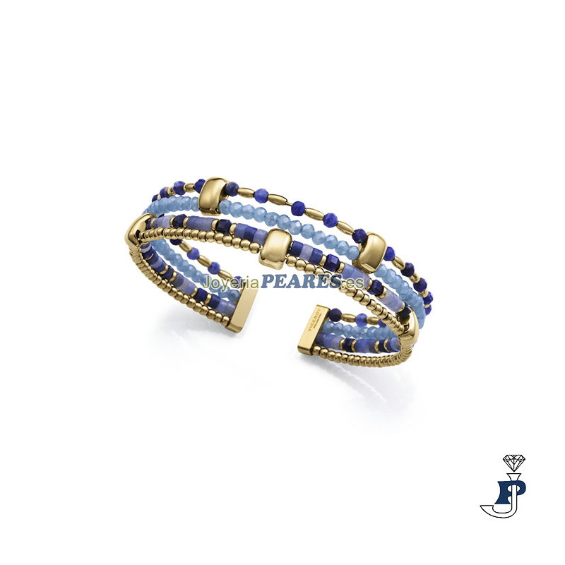Pulsera Viceroy semirígida de varias vueltas con piedras naturales - 14277P01013