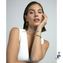 Pulsera de calabrotes y piedras naturales de calcedonia verde - 14274P01016