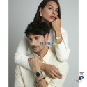 Pulsera cuero y acero para hombre VICEROY. - 15179P01010