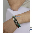 Pulsera cuero y acero para hombre VICEROY. - 15180P01016