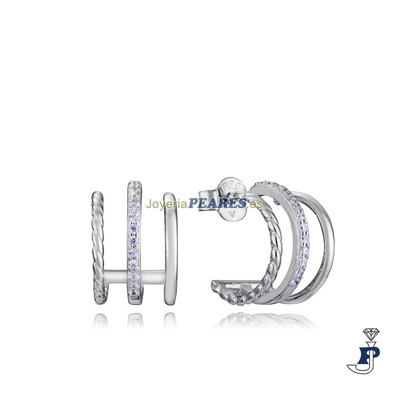 Pendientes de Viceroy en Plata de 1º Ley. - 9155E000-30