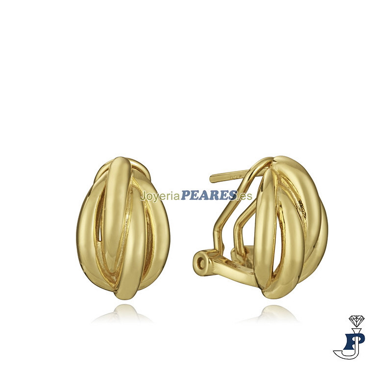Pendientes VICEROY en Plata de 1ª Ley con baño de oro. - 2332E100-00