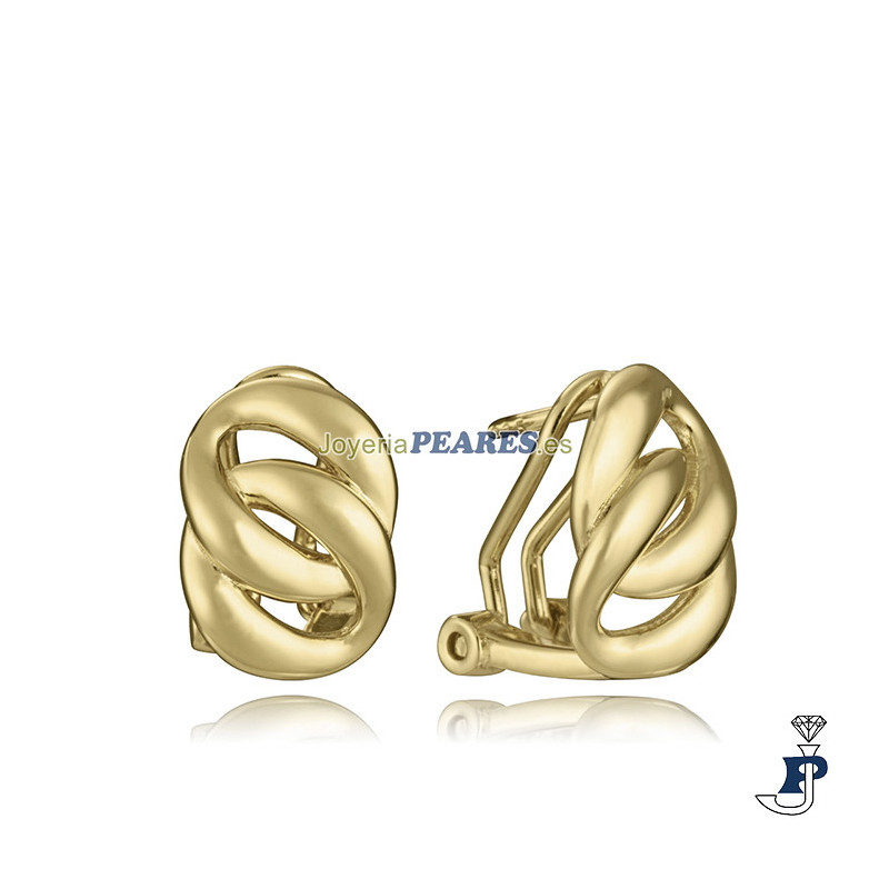 Pendientes VICEROY en Plata de 1ª Ley con baño de oro. - 2335E100-00
