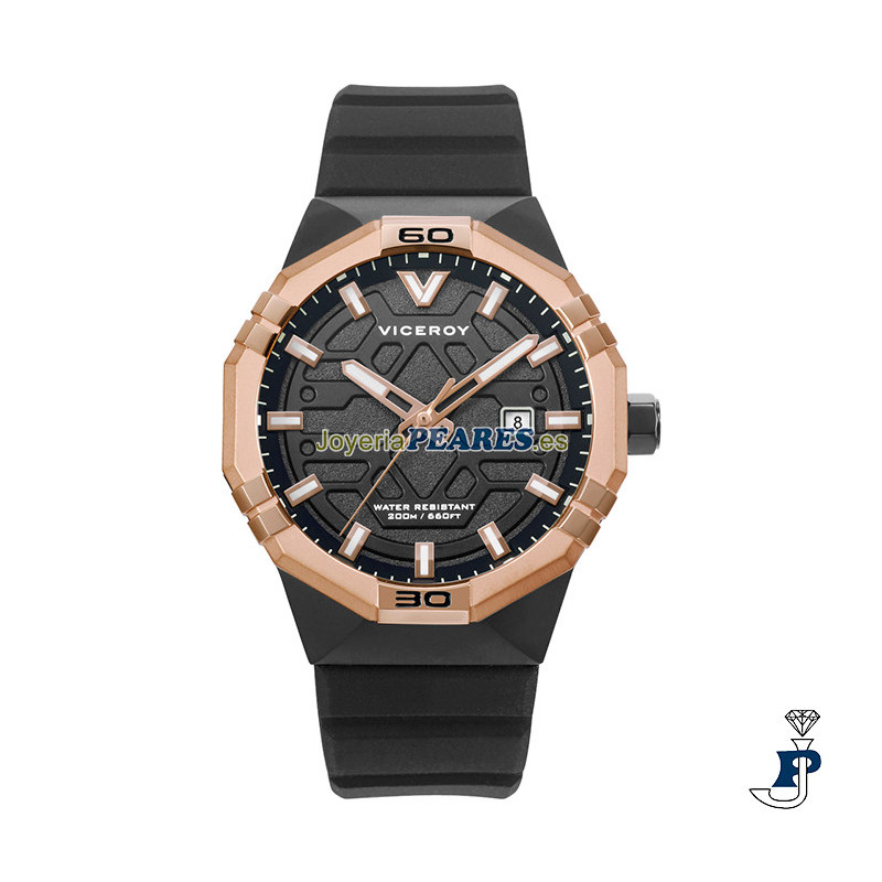 Reloj VICEROY IP negro y 20 Atm. - 45015-55