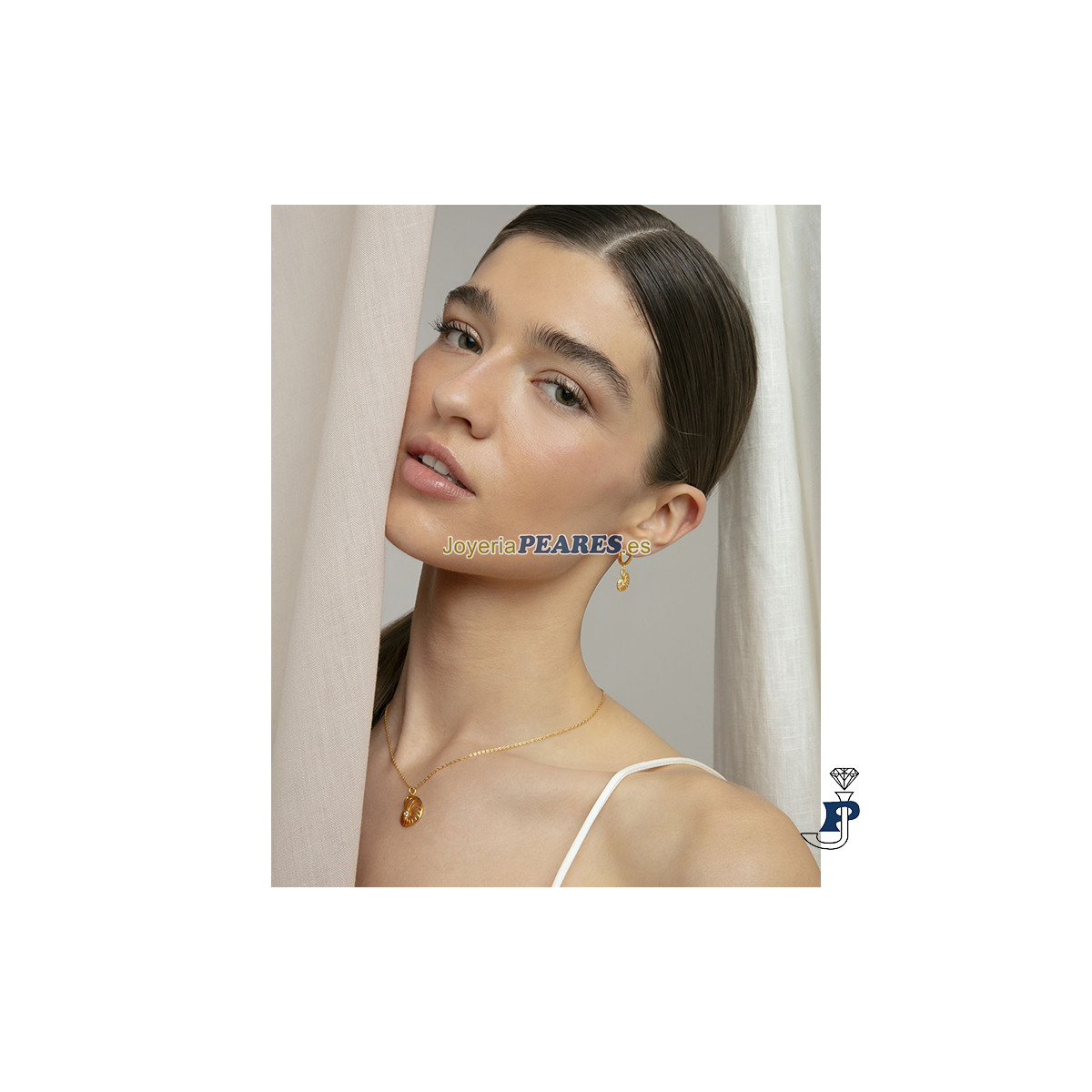 Pendientes de VICEROY en Plata de 1ª Ley con baño de oro. - 2336E100-30