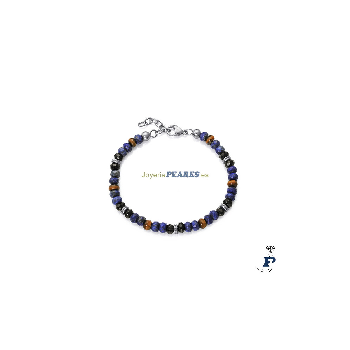 Pulsera de VICEROY en acero y piedras naturales. - 14169P01019