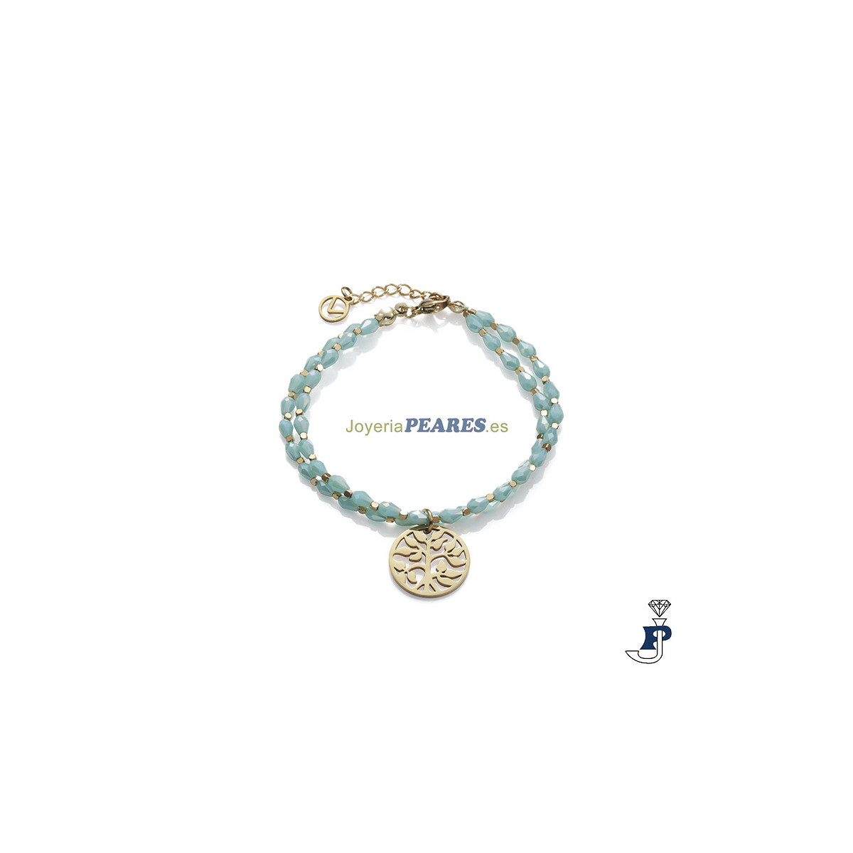 Pulsera de VICEROY en acero con bañado en Oro. - 1349P01012