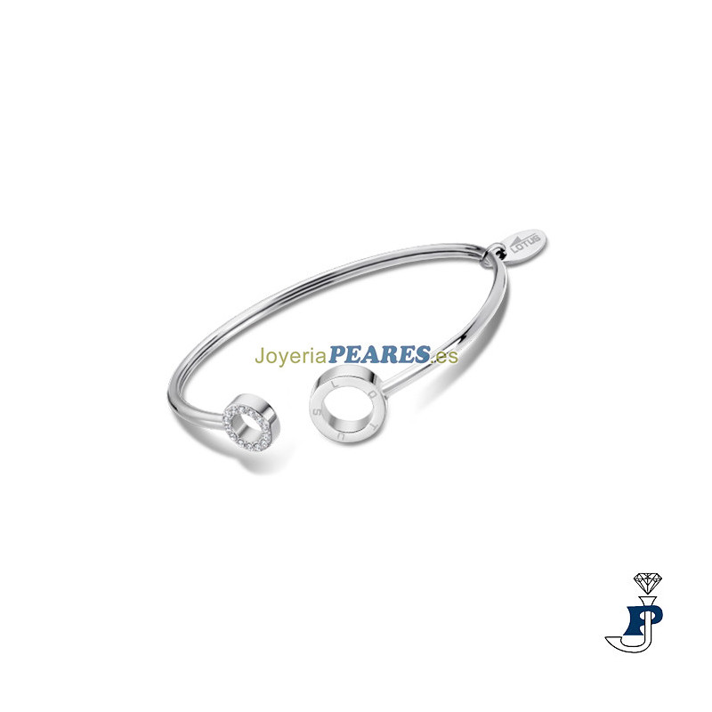 Pulsera  de LOTUS STYLE fabricada en acero. - LS2180/2/1