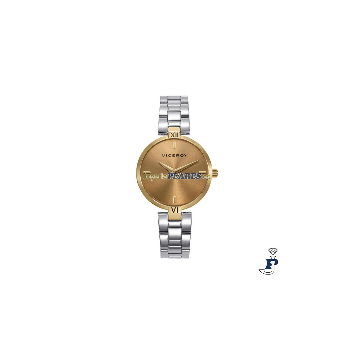 Reloj VICEROY acero bicolor. - 401300-97
