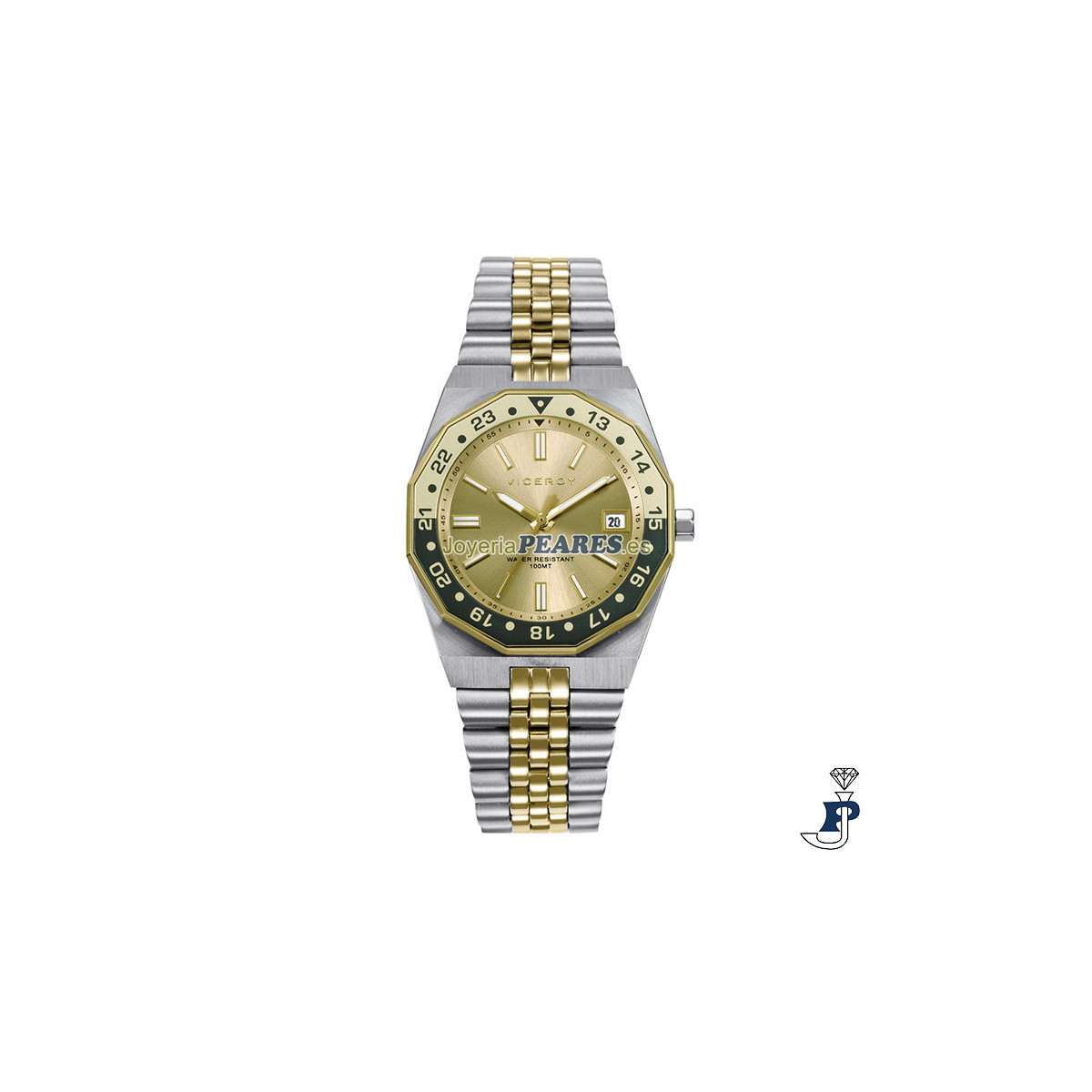 Reloj VICEROY acero bicolor. - 42452-20