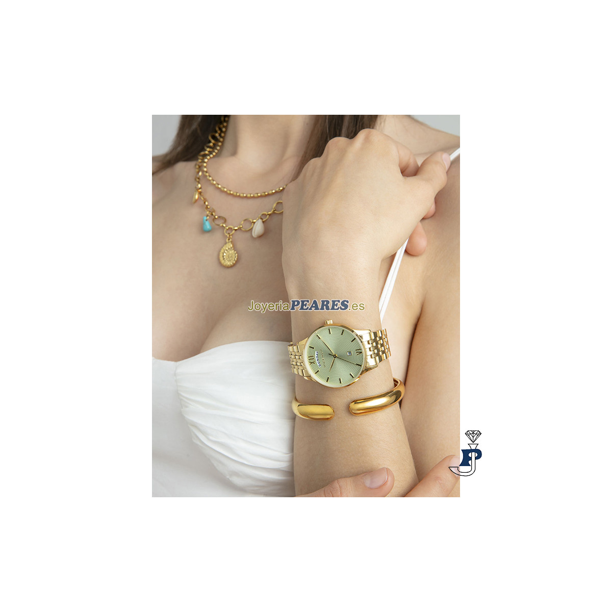 Reloj VICEROY dorado. - 42450-63