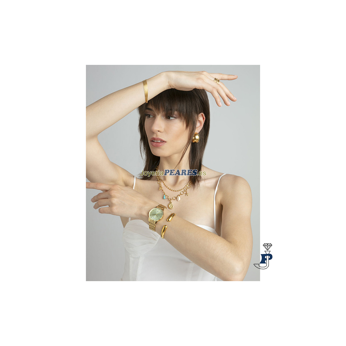 Reloj VICEROY dorado. - 42450-63