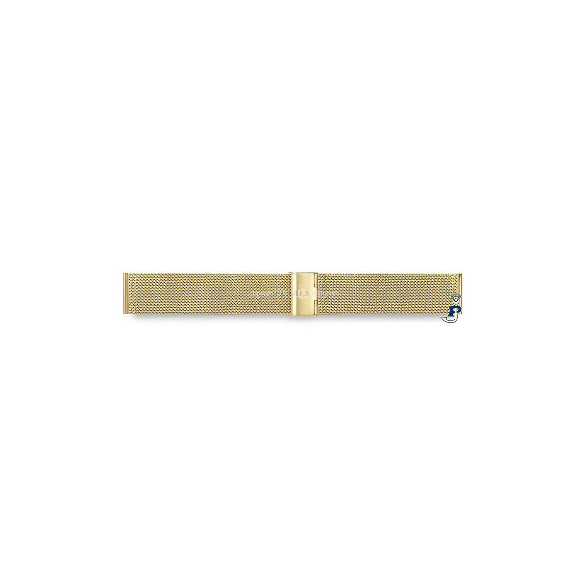 Correa para reloj de acero dorado. - 15.2854-20